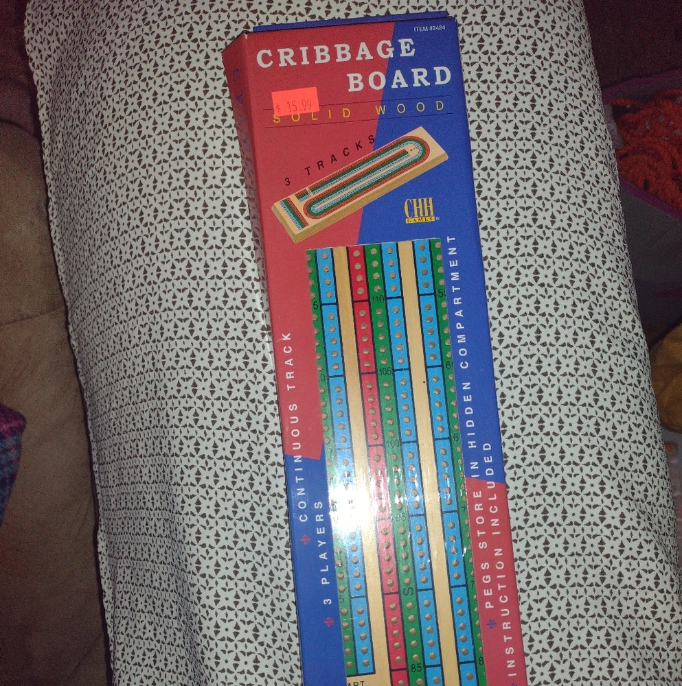 Cribbage board (unopened)